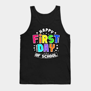 Happy First Day Of School 1St Day Back To School Teacher Tank Top